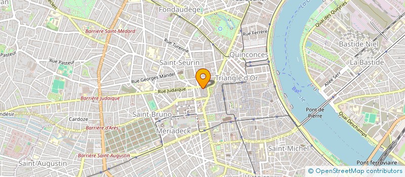 localisation de l'entreprise SARL LE LAGON BLEU à BORDEAUX
