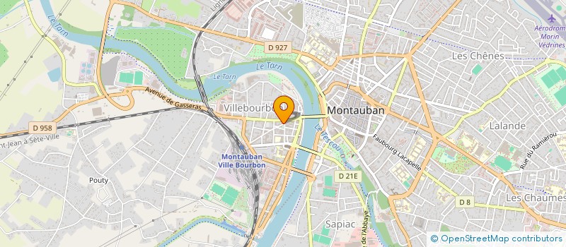 localisation de l'entreprise SARL LE LAGON BLEU à MONTAUBAN