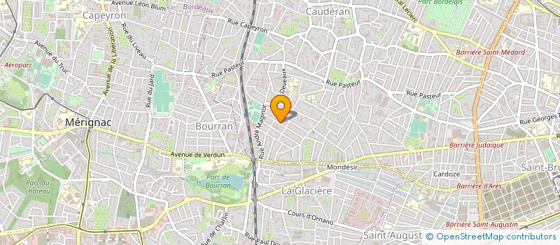 localisation de l'entreprise SARL LE LAPIN BLEU à BORDEAUX