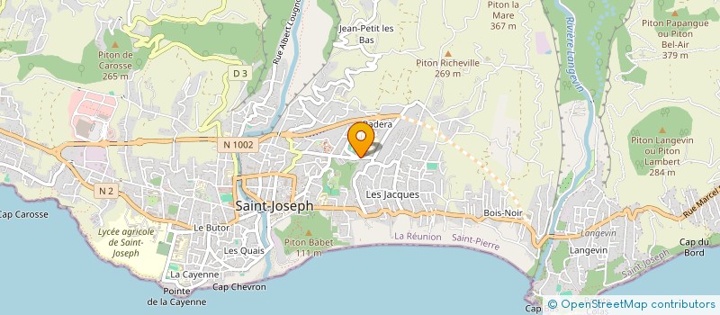 localisation de l'entreprise SARL LE LATANIER 2 à SAINT-JOSEPH