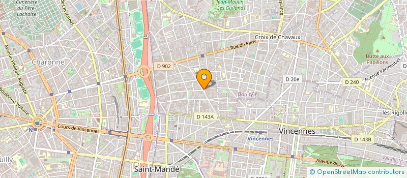 localisation de l'entreprise SARL LE LAUTREC à MONTREUIL