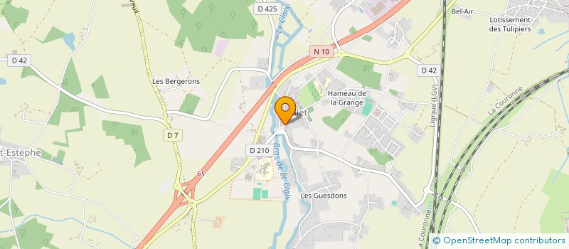 localisation de l'entreprise SARL LE LAVANDOU à ROULLET-SAINT-ESTEPHE
