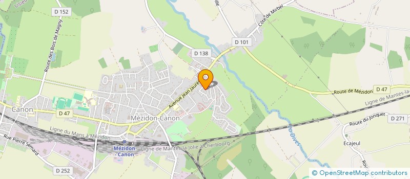 localisation de l'entreprise SARL LE LIEU FERGANT  MEZIDON VALLEE D'AUGE
