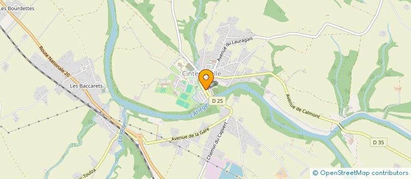 localisation de l'entreprise SARL LE LOCH NESS à CINTEGABELLE