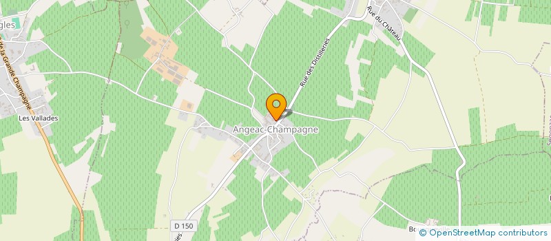 localisation de l'entreprise SARL LE LOGIS D'ANGEAC à ANGEAC-CHAMPAGNE