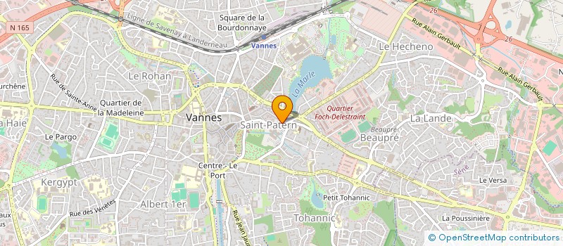 localisation de l'entreprise SARL LE LONGCHAMP 56 à VANNES