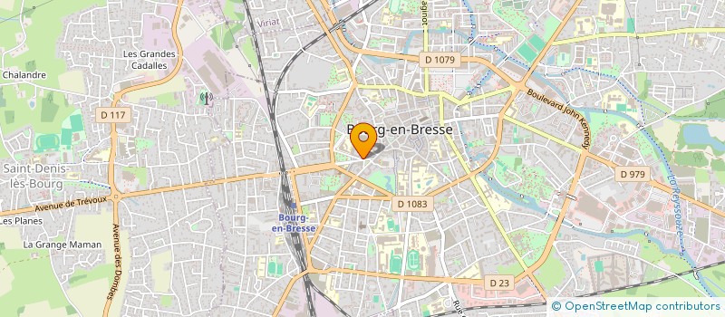 localisation de l'entreprise SARL LE LOTISSEMENT DU 23 RI à BOURG-EN-BRESSE
