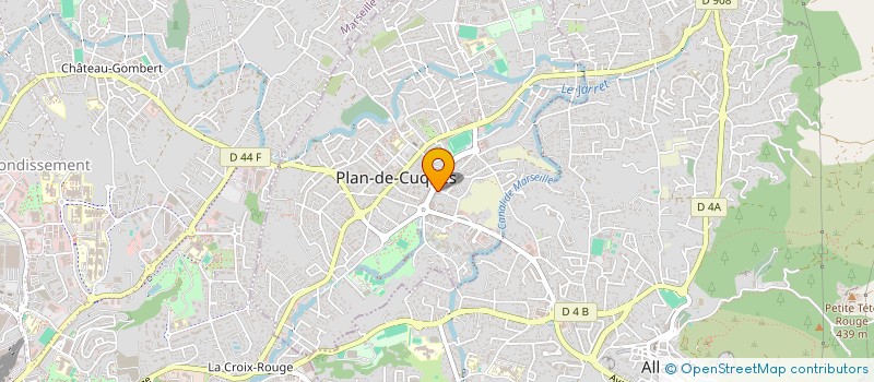 localisation de l'entreprise SARL LE LOUIS XVI  PLAN DE CUQUES