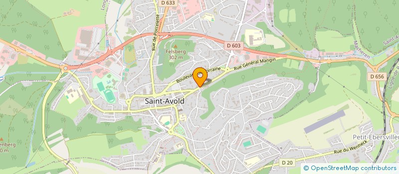 localisation de l'entreprise SARL LE LOUISIANA  SAINT-AVOLD