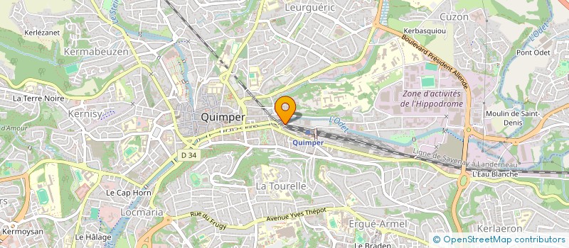 localisation de l'entreprise SARL LE LOUPP à QUIMPER