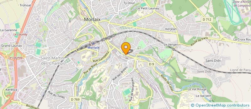 localisation de l'entreprise SARL LE LUTIN MALIN à MORLAIX