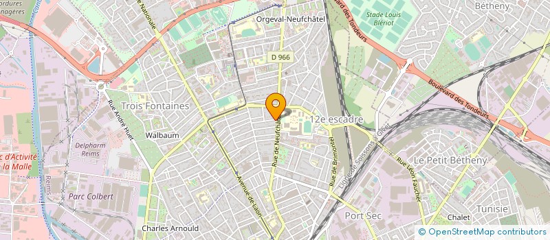 localisation de l'entreprise SARL LE LUXOR  REIMS