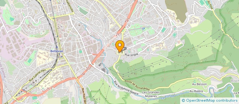 localisation de l'entreprise SARL LE MAJESTIC  SAINT-ETIENNE