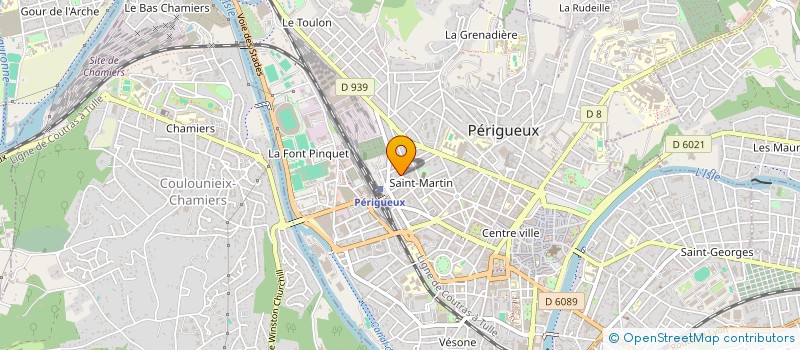 localisation de l'entreprise SARL LE MARATHON CAFE à PERIGUEUX