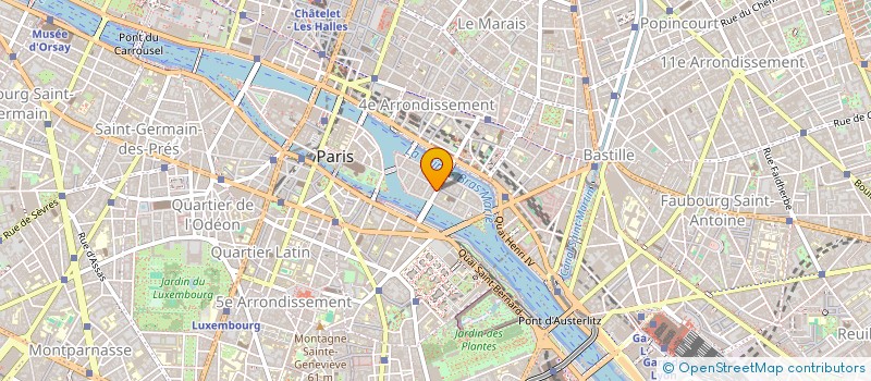 localisation de l'entreprise SARL LE MARCHE DES ISLES  PARIS