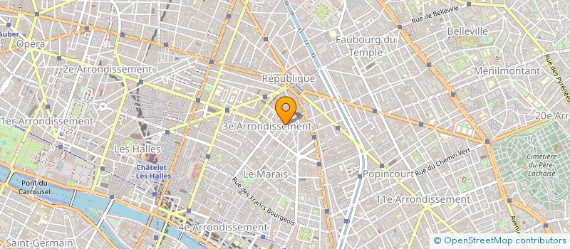 localisation de l'entreprise SARL LE MARCHE DU COIN à PARIS