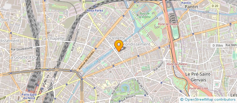 localisation de l'entreprise SARL LE MARCHE PREMIER PRIX  PARIS