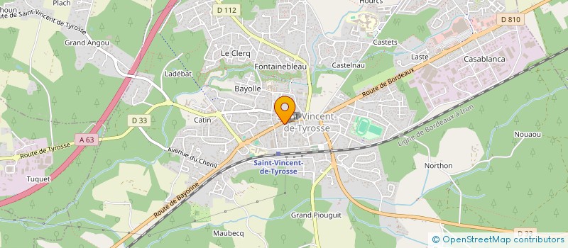 localisation de l'entreprise SARL LE MAREMNE  BENESSE-MAREMNE