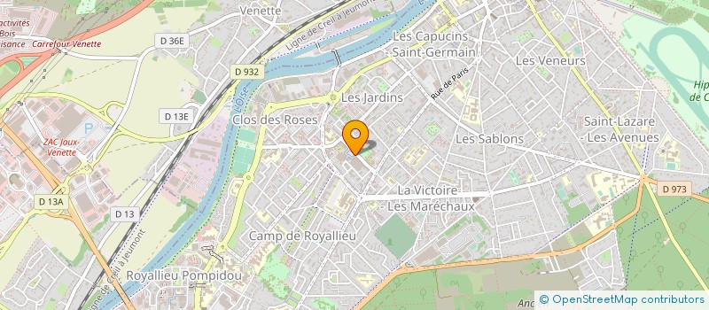 localisation de l'entreprise SARL LE MARRAKECH  COMPIEGNE