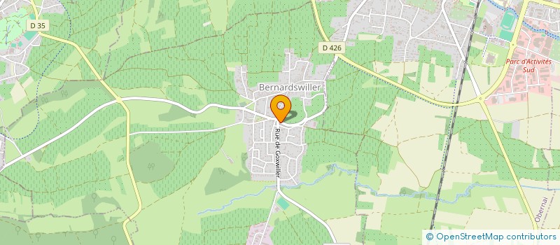 localisation de l'entreprise SARL LE MARRONNIER  BERNARDSWILLER