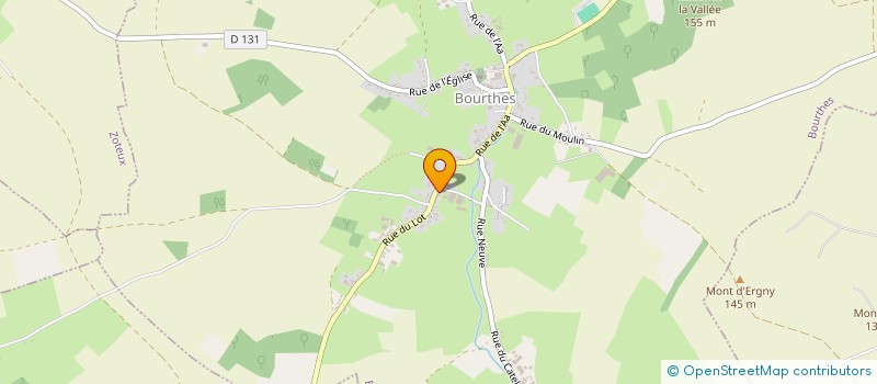 localisation de l'entreprise SARL LE MAS DES HAUTES RIVES  BOURTHES