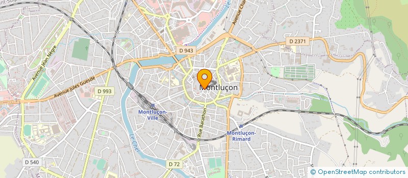 localisation de l'entreprise SARL LE MASANOU à MONTLUCON