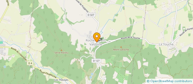 localisation de l'entreprise SARL LE MAZOT  LE POET-LAVAL