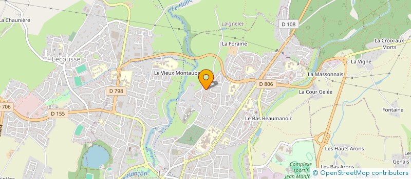 localisation de l'entreprise SARL LE MEDIEVAL  FOUGERES