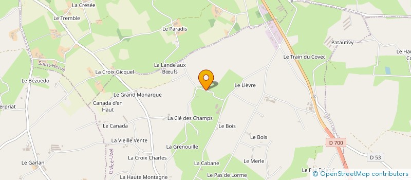 localisation de l'entreprise SARL LE MEE YOANN à GRACE-UZEL