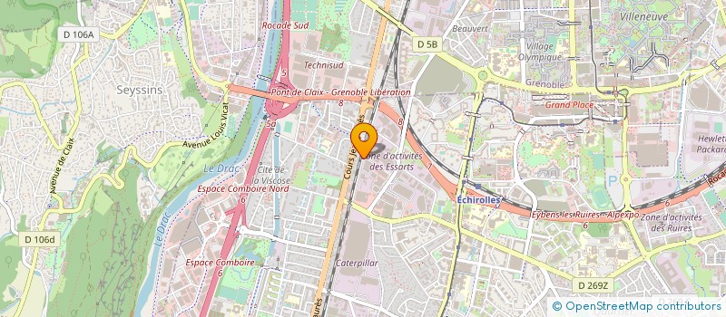 localisation de l'entreprise SARL LE MEKTOUB à ECHIROLLES