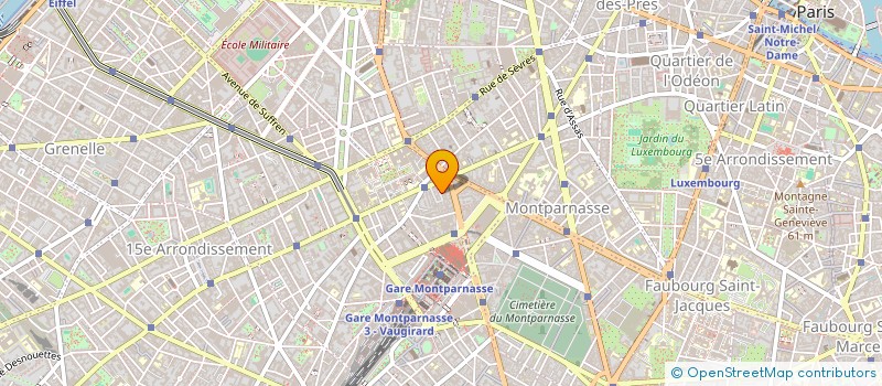 localisation de l'entreprise SARL LE MENU RAPIDE à PARIS