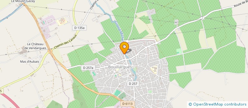 localisation de l'entreprise SARL LE MISTRAL à BOUILLARGUES