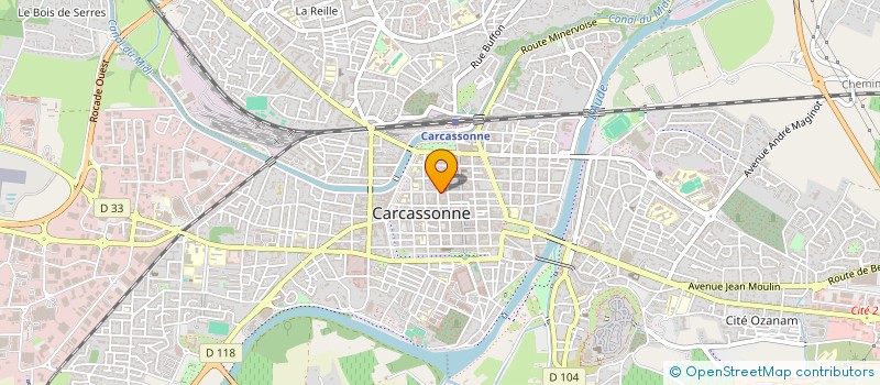 localisation de l'entreprise SARL LE MISTRAL à CARCASSONNE