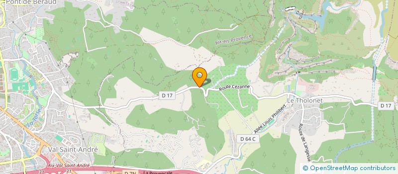 localisation de l'entreprise SARL LE MISTRAL  LE THOLONET