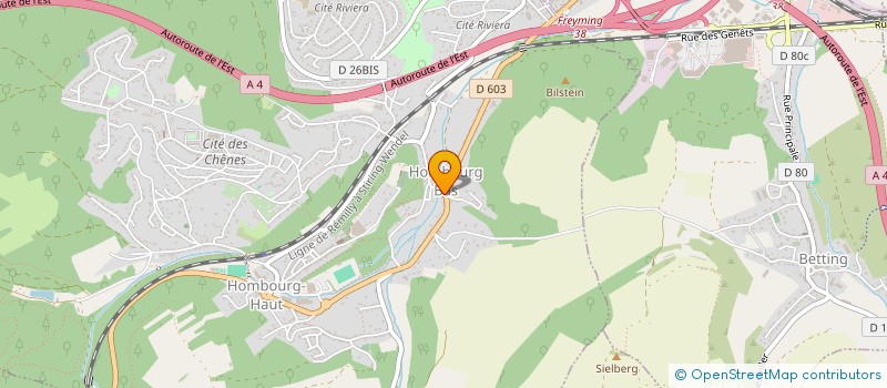 localisation de l'entreprise SARL LE MITRON  HOMBOURG-HAUT