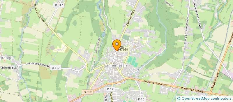 localisation de l'entreprise SARL LE MODERNE  LANNEMEZAN