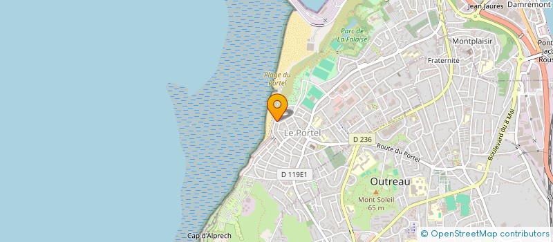 localisation de l'entreprise SARL LE MONA CLIN  LE PORTEL