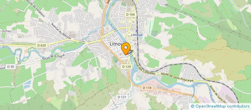 localisation de l'entreprise SARL LE MONASTERE à LIMOUX