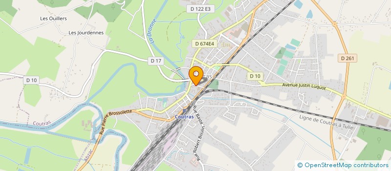 localisation de l'entreprise SARL LE MONDE DES CHIENS  COUTRAS