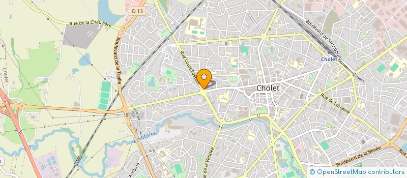 localisation de l'entreprise SARL LE MONDE DU TEXTILE à CHOLET