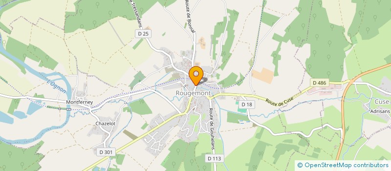 localisation de l'entreprise SARL LE MONTAUCIVEY  ROUGEMONT
