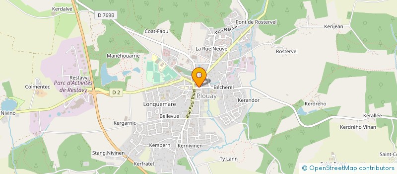 localisation de l'entreprise SARL LE MOUELLIC à PLOUAY