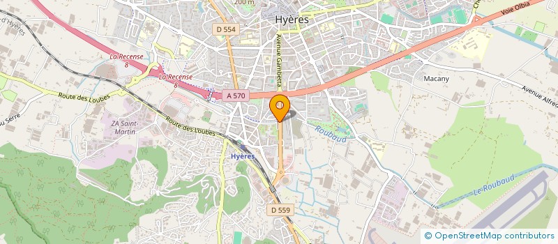 localisation de l'entreprise SARL LE MOULIN  HYERES