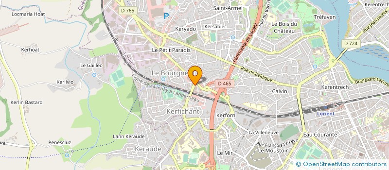 localisation de l'entreprise SARL LE MOULIN A PAIN à LORIENT