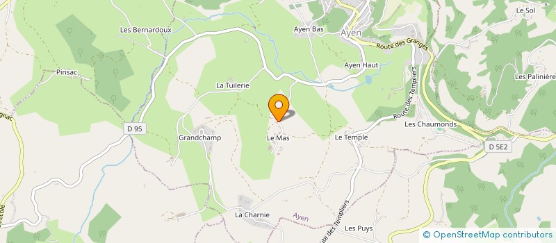 localisation de l'entreprise SARL LE MOULIN DE GANY  AYEN