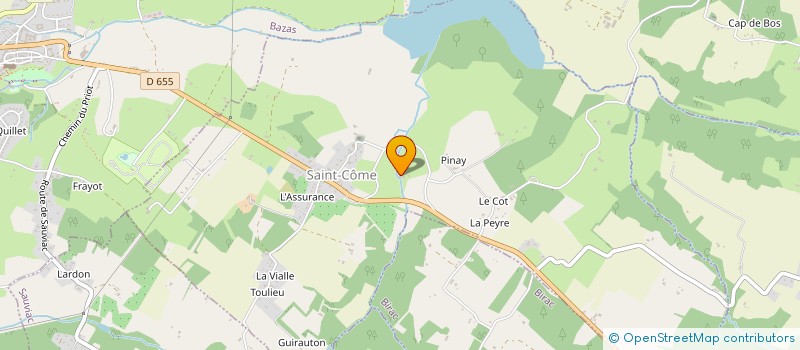 localisation de l'entreprise SARL LE MOULIN DE LABOIRIE  SAINT-COME