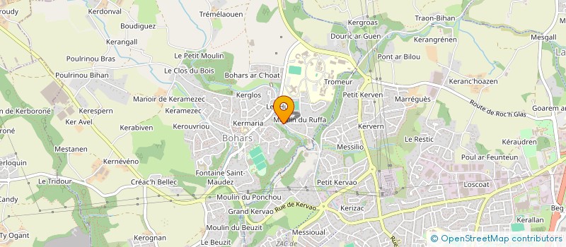 localisation de l'entreprise SARL LE MOULIN DE TRAON LEZ  BOHARS