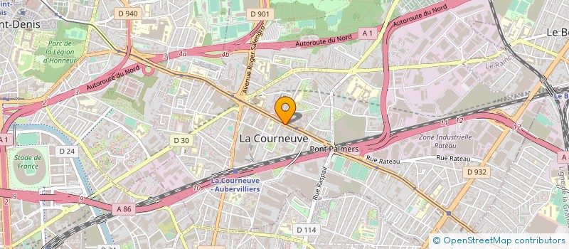localisation de l'entreprise SARL LE MOULIN DU QUARTIER à LA COURNEUVE