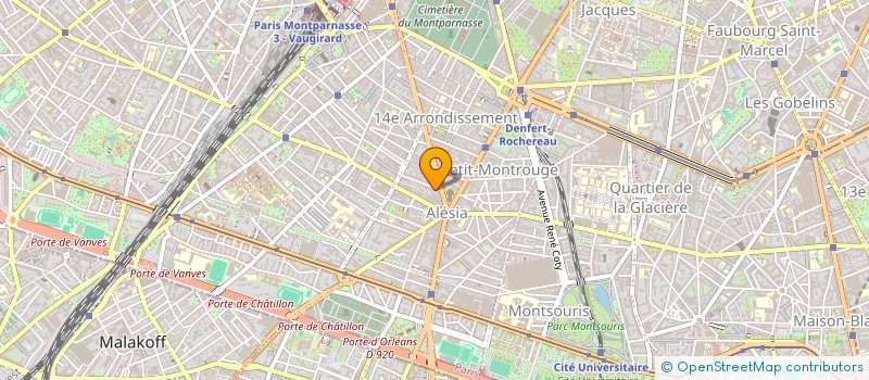 localisation de l'entreprise SARL LE MOULIN VERT  PARIS