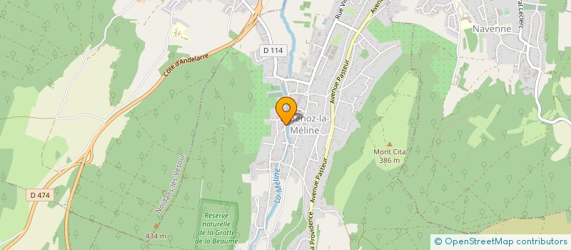 localisation de l'entreprise SARL LE MOULINOT à ECHENOZ-LA-MELINE